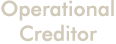 Operational Creditor