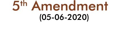 5th Amendment (05-06-2020)