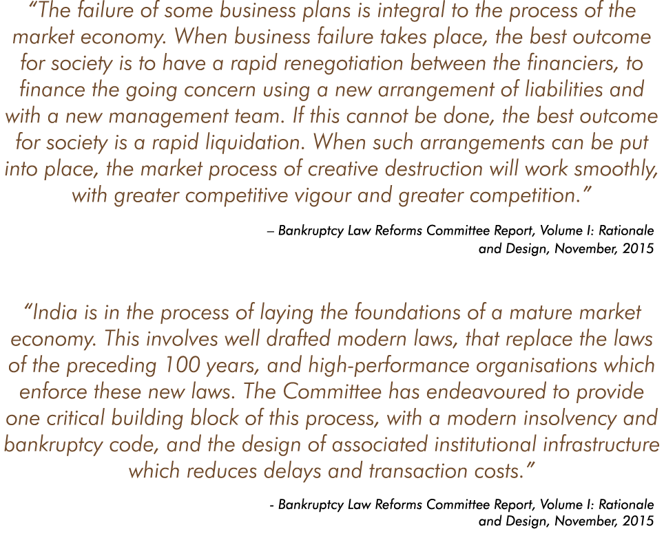  The failure of some business plans is integral to the process of the market economy  When business failure takes pla   