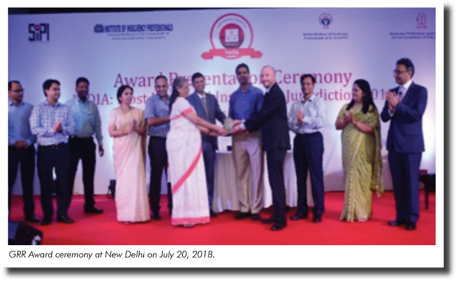 GRR Award ceremony at New Delhi on July 20, 2018