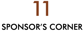 11 SPONSOR S CORNER