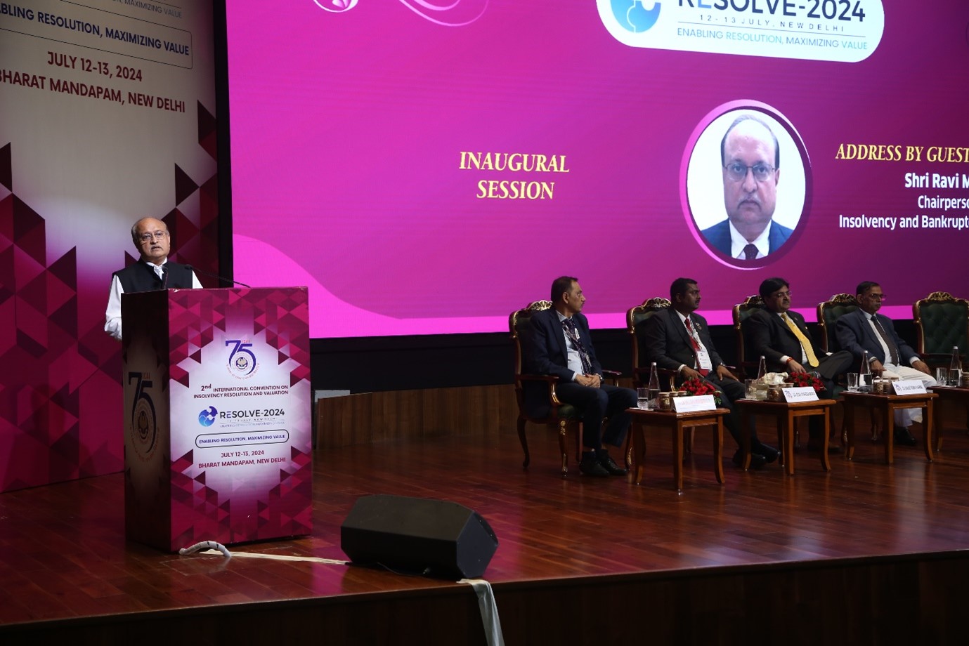 IBBI associated with ICAI for 2nd Edition of 'RESOLVE-2024' organised on 12th and 13th July 2024 at Bharat Mandapam, New Delhi.